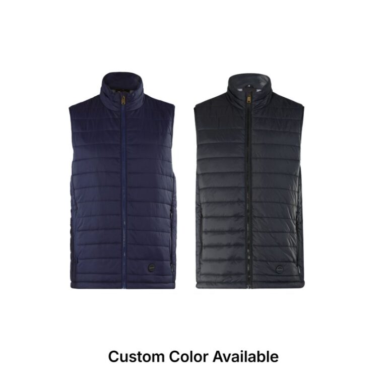 Heated Men’s Puffer Vest for PPE Midlayer