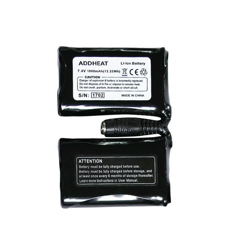 25B – 7V 1800mAh Lithium Battery for Gloves & Footwear