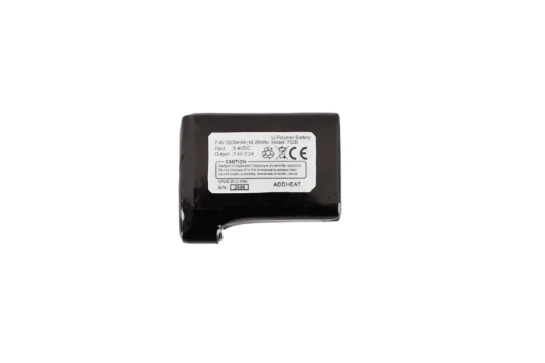 752B – 7V 2200mAh Lithium Battery for Gloves & Footwear